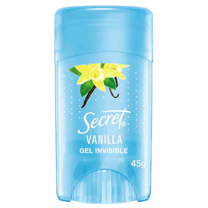 Secret Gel Invisible Antitranspirante Vanilla 45 g