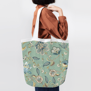 Bolsa Reutilizable Tela 45 X 45 Cm Celeste 1 Pz