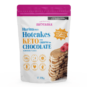 Morama Hotcakes Keto con Chispas de Chocolate 350 Gr