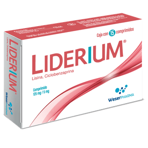 Liderium 125/5mg 15cpr Ciclobenzaprina, Lisina 15 Pz