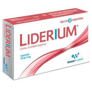 Liderium 125/5mg 30cpr Ciclobenzaprina, Lisina 30 Pz