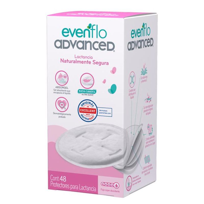 Protectores para Lactancia Advanced Evenflo Flujo Super Abundante