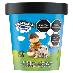 Helado Chunky Monkey 473 Ml