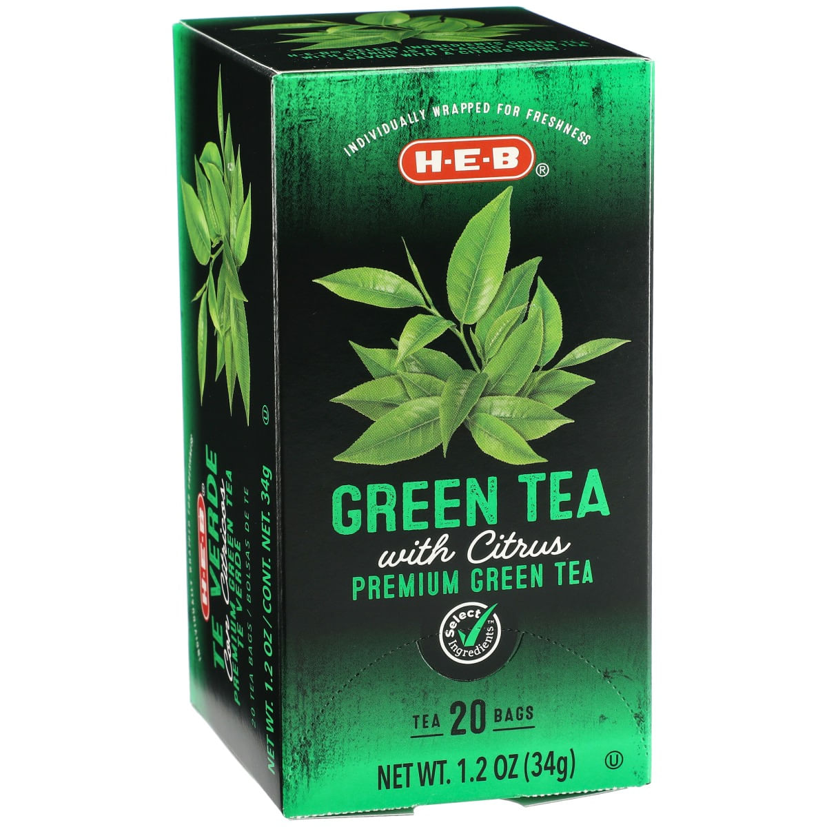 HEB Te Verde con Citricos 20 Pc HEB México
