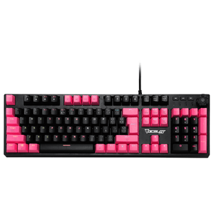 Teclado Gamer Ocelot Rosa Ilum 1 Pz