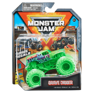 Monster Jam Camión de Juguete para Niño Grave Digger 1:64 1 pz