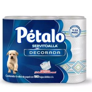 Petalo Servitoalla Decorada Multicorte Petalo Se 6 Pz