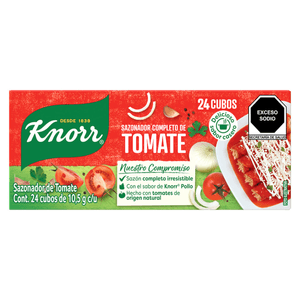 Sazonador Knorr Tomate 24 cubos de 10.5 g