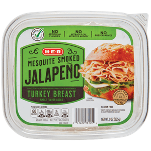 HEB Pechuga Jalapeño de Pavo Bt 255 g