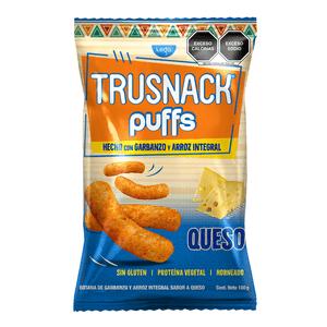 Trusnack Puffs Family Size Vegan Queso 180 g