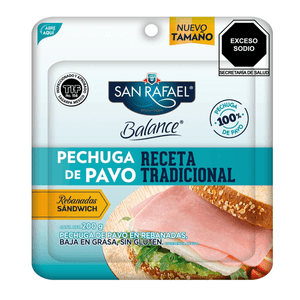 San Rafael Pechuga de Pavo 200 g Pechuga de Pavo Natural 2.5 kg