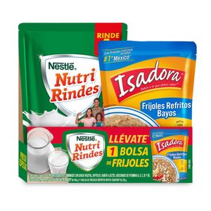 Pack Nutri Rindes + Frijoles Isadora Pack Nutri 480 g Pack Nutri Rindes + Frijoles Isadora Pack Nutri  480 Gr