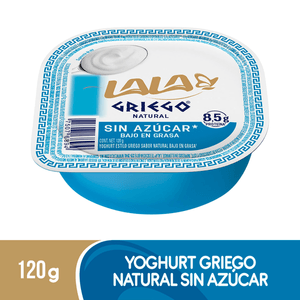 Lala Yogurt Griego Bat Natural S/Azúcar 120 g Kefir sabor Avellana 350 ml