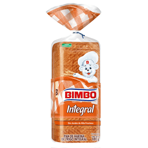 Bimbo Pan Barra Integral 480 g