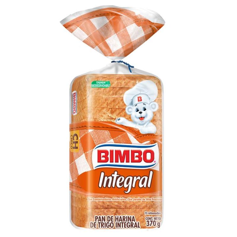 Bimbo Pan Barra Integral 480 g - H-E-B México