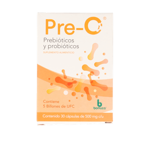 Pre O Prebioticos Y Probioticos 30 Caps 500 Mg 30 Pz