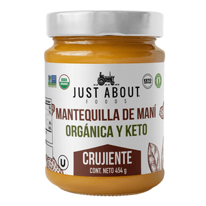 Peanut Butter Crunchy Orgánica & Keto 500 g