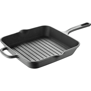 Sartén Asador Cuadrada 25cm Hierro Fundido Cook 1 pz Sartén Asador Cuadrada 25cm Hierro Fundido Cook  1 Pz