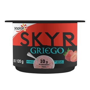 Yoplait Yogurt Skyr Griego Fresa 120 g Kefir sabor Coco 940 ml