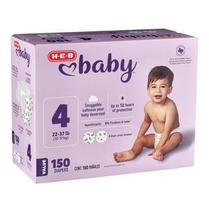 HEB Baby Pañal Caja Etapa 4 150 pz