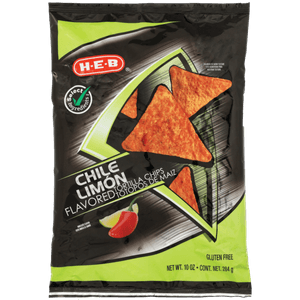 HEB Tortilla Chips Chile Limón 284 g