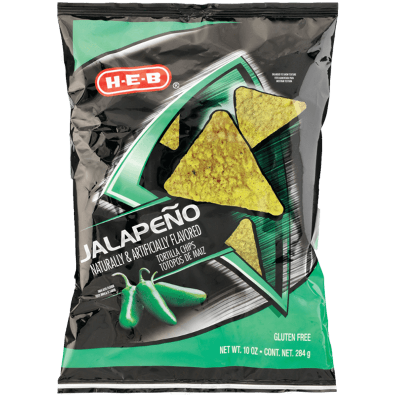 HEB Tortilla Chips Jalapeño 284 g - Mi Tienda del Ahorro