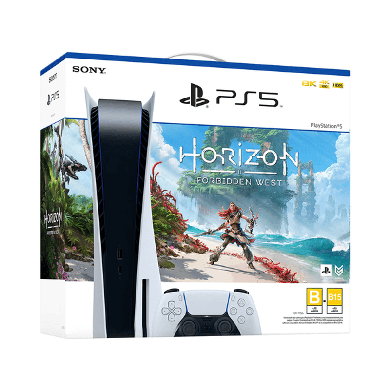 Sony PlayStation 5 Standard Horizon Forbidden West Negro Y Blanco 1 Pz -  H-E-B México