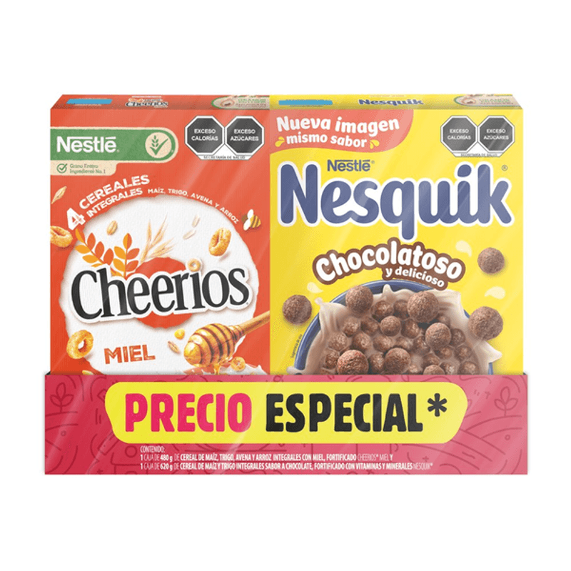 Cheerios Cereal Nestlé Miel con Avena 230 g - H-E-B México