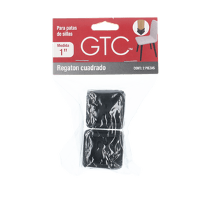 Gtc Regaton Cuadrado 1" Para Pata De Silla 1 Pz