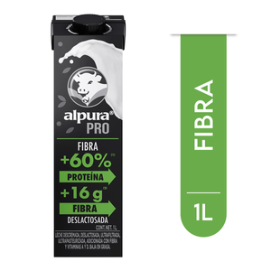 Alpura Leche Uht Pro Fibra 1 L