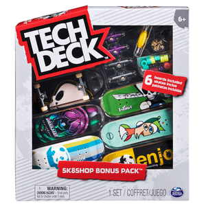 Tech Deck Pack de Patinetas + Accesorios Sk8shop Bonus 1 pz