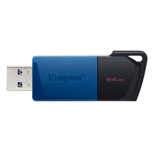 Memoria Flash USB Kingston Data Traveler Exodia M 64 GB Negro y Azul 1 pz Memoria Flash USB  Kingston Data Traveler Exodia M 64 GB Negro y Azul 1 Pz