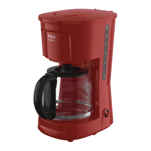 Cafetera De Goteo T-Fal Heliaora Grande 12 tazas Rojo 1 Pz