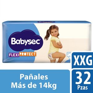 Babysec Pañal Flexi Protect XX-Grande 32 pz