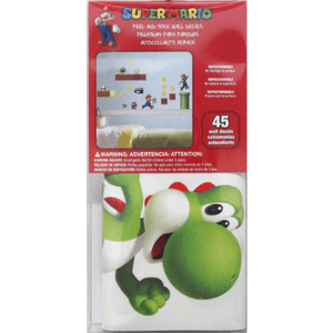 Nintendo - Super Mario Build a Scene Peel And Sti 1 Pz Vinil Decorativo Escena Super Mario 1 Pz