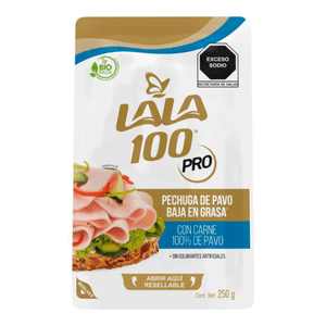 Lala 100 Pechuga de Pavo 250 g Pechuga de Pavo Navideña para 5 personas