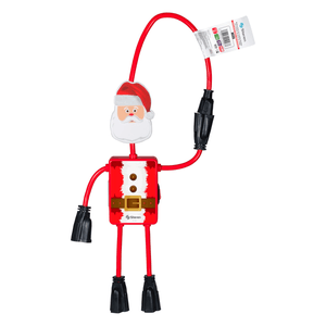 Barra Multicontactos con Forma de Santa Claus 1 Pz