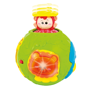 C Activity Fun Ball With Surprise Pop-Up Monkey 1 pz C Activity Fun Ball With Surprise Pop-Up Monkey  1 Pz