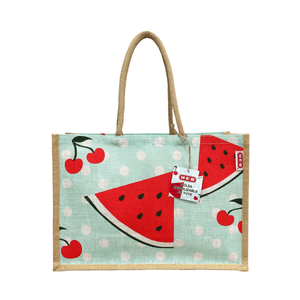 Bolsa de Yute Wetermelon Bolsa Reutilizable de Yu 1 Pz