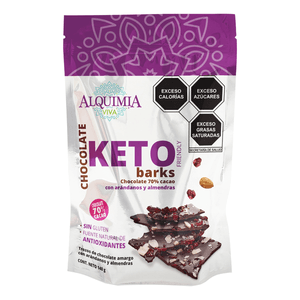 Alquimia Keto Barks Chocolate 70% Cacao 140 Gr