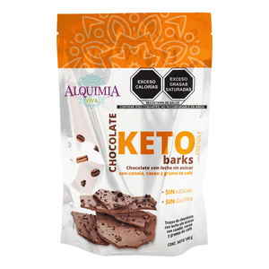 Alquimia Keto Barks Chocolate con Leche 140 Gr