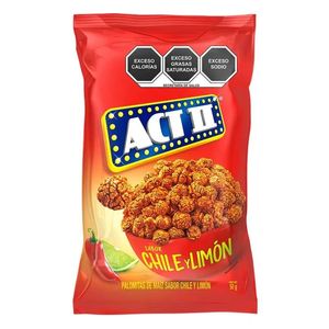 Act Ii Palomita Chile Limon 50 g