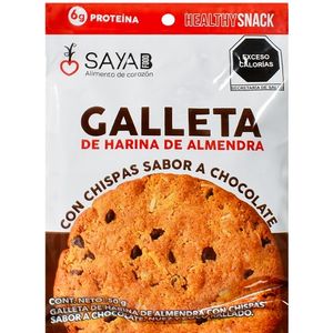 Galleta Harina de Almendra con Chispas de Chocolat 50 Gr