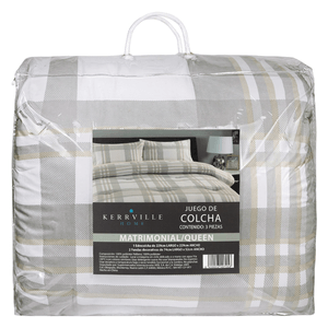 T&A-Bed-19210-Fq-Cf Full Queen Size Comforter Set 1 Pz