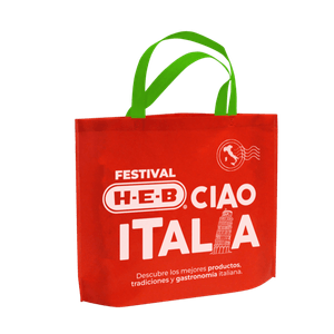 Bolsa Ciao Italia Reutilizable Rojo 1 Pz