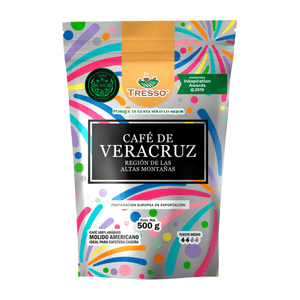 TRESSO Café de Veracruz Región de las Altas Montañas Molido 500 g