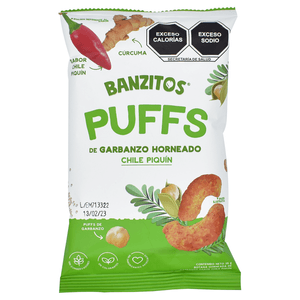 Banzitos Botana Garbanzo Horneado Piquín 35 g