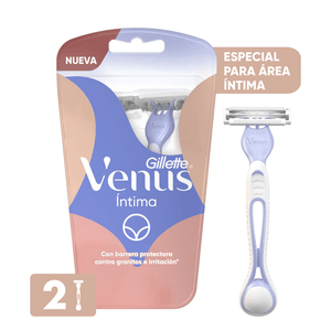 Rastrillo Mujer Gillette Venus Íntima con 2 pz