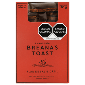 Breana´S Pan Tostado Flor de Sal Y Datil 170 g