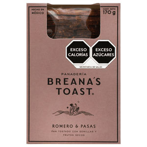 Breana´S Pan Tostado Romero Y Pasas 170 g